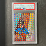 2020-21 Panini Prizm Elevate Mosaic #4 Derrick Jones Jr. Signed Card AUTO PSA/DNA Slabbed Blazers