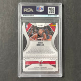 2019-20 Panini Prizm #150 Derrick Jones Jr. Signed Card AUTO PSA/DNA Heat