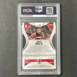 2019-20 Panini Prizm #150 Derrick Jones Jr. Signed Card AUTO PSA/DNA Slabbed MIami Heat