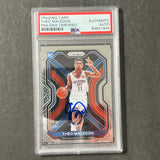 2020-21 Panini Prizm #289 Theo Maledon Signed Card AUTO PSA/DNA Slabbed RC Thunder