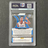 2020-21 Panini Prizm #289 Theo Maledon Signed Card AUTO PSA/DNA Slabbed RC Thunder