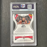 2019-20 Panini Prizm #150 Derrick Jones Jr. Signed Card AUTO PSA/DNA Heat