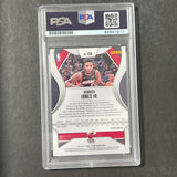 2019-20 Panini Prizm #150 Derrick Jones Jr. Signed Card AUTO PSA/DNA Heat