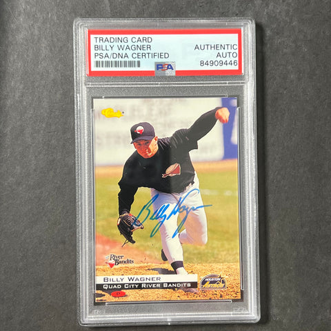 1994 Classic Games #140 Billy Wagner Signed Card PSA/DNA Auto Astros