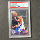 2000-01 Topps #230 Rex Chapman Signed Card AUTO PSA Slabbed Suns