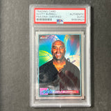 2021 Topps Finest #49 Scott Burrell Signed Card AUTO PSA/DNA Slabbed Toronto