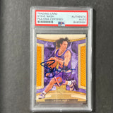 2006-07 Upper Deck Hardcourt #78 Steve Nash Signed Card AUTO PSA/DNA Slabbed Suns