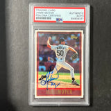 1996 Topps #283 JAMIE MOYER Signed Card AUTO PSA Slabbed Mariners