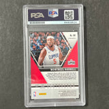 2019-20 Panini Mosaic Orange Cracked Ice #98 Montrezl Harrell Signed Card AUTO PSA Slabbed Clippers