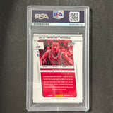 2013-14 Panini Prizm #259 B.J. Armstrong Signed Card AUTO PSA Slabbed Bulls