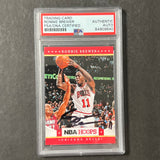 2011-12 NBA Hoops #80 Ronnie Brewer Signed Card AUTO PSA Slabbed Bulls