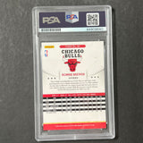 2011-12 NBA Hoops #80 Ronnie Brewer Signed Card AUTO PSA Slabbed Bulls