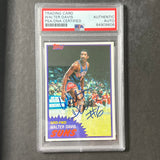 1981 Topps Basketball #33 Walter Davis Signed  Card AUTO PSA Slabbed Suns