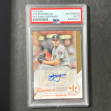 2017 Topps Stadium Salute #TSA-JMU Joe Musgrove Signed Rookie Card PSA Slabbed Auto Astros