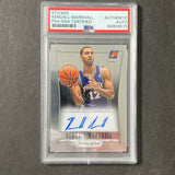 2012-13 PANINI Prizm #18 Kendall Marshall Signed Card AUTO PSA Slabbed Suns