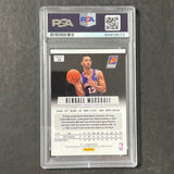 2012-13 PANINI Prizm #18 Kendall Marshall Signed Card AUTO PSA Slabbed Suns