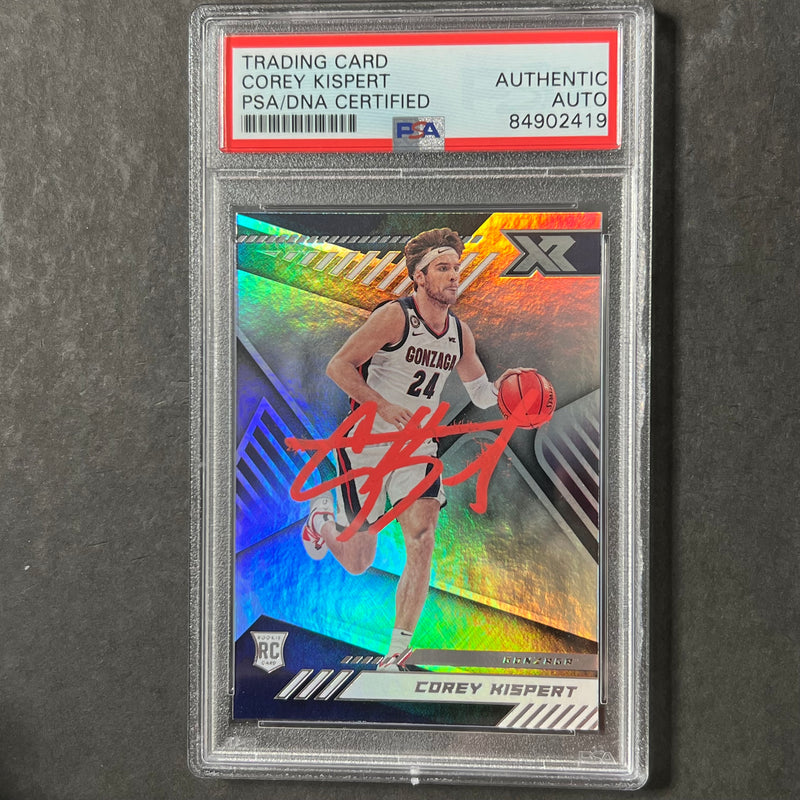 2021 Panini Chronicles XR Draft Picks #168 COREY KISPERT Signed Card AUTO PSA Slabbed Gonzaga