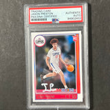 2021-22 Panini Hoops #242 Jason Preston Signed Card PSA Slabbed Clippers RC