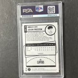 2021-22 Panini Hoops #242 Jason Preston Signed Card PSA Slabbed Clippers RC