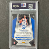 2017-18 Panini Prizm #5 TJ McConnell Signed Card AUTO PSA Slabbed 76ers