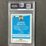 2020-21 Panini Donruss Optic #164 Aaron Nesmith Signed Card AUTO PSA Slabbed RC Celtics