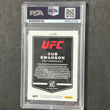 2022 Panini Donruss #159 Cub Swanson Signed Card AUTO PSA Slabbed UFC