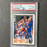 1994-95 Upper Deck #239 Charlie Ward Signed Card PSA AUTO Slabbed Knicks