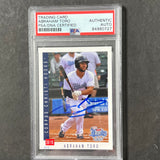 2019 MLB Corpus Christie Hooks Abraham Toro Signed Card PSA Slabbed AUTO Astros/Athletics