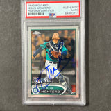 2012 Topps Chrome #170 Jesus Montero Signed Card PSA Slabbed Auto Mariners