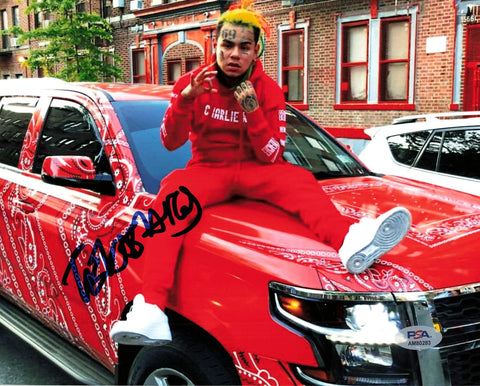 Tekashi 69 6IX9INE signed 8X10 photo PSA/DNA autographed Rapper Day69 Tekashi69