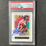 2005 Topps Football 50th Anniversary #233 Signed Card Alge Crumpler AUTO PSA ATLANTA FALCONS