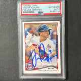 2014 Topps #325 Trevor Plouffe Signed Card PSA Slabbed AUTO Twins