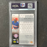 2007 Upper Deck #104 Michael Bourn Signed Card PSA Slabbed AUTO Phillies RC