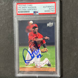 2008 Upper Deck #404 Orlando Hudson Signed Card PSA Slabbed AUTO Diamondbacks