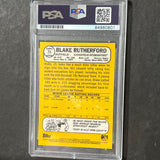 2017 Topps Heritage #73 Blake Rutherford Signed Card PSA Slabbed AUTO Yankees