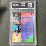 1995-96 NBA Hoops #349 Greg Anthony Signed Card AUTO PSA/DNA Slabbed Grizzlies