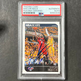 2014-15 Panini NBA Hoops #101 Shelvin Mack Signed Card AUTO PSA Slabbed Hawks