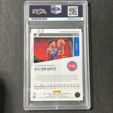 2020-21 Panini Chronicles Prestige #56 Killian Hayes Signed Card AUTO 10 PSA Slabbed RC Pistons