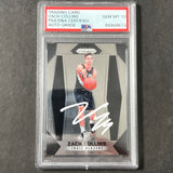 2017-18 Panini Prizm #144 ZACH COLLINS Signed Card AUTO 10 PSA Slabbed RC Blazers