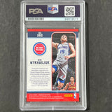 2018-19 Panini Chronicles #260 Svi Mykhailiuk Signed Card AUTO PSA Slabbed RC Pistons