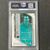 1999-00 Upper Deck #87 Mike Bibby Signed Card AUTO PSA Slabbed Grizzlies