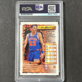 1992-93 Topps Finest #51 Larry Nance Signed Card PSA Slabbed Cavaliers