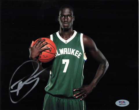 Thon Maker signed 8x10 photo PSA/DNA Milwaukee Bucks Autographed