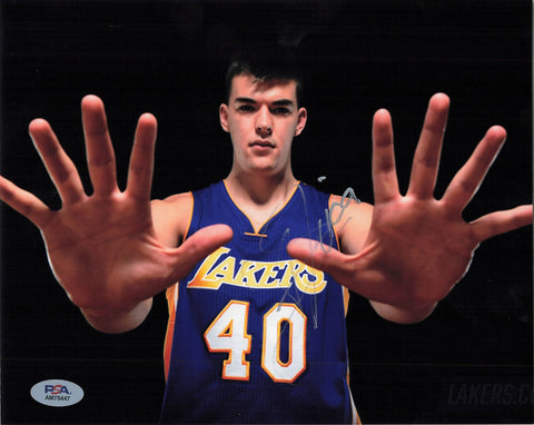Ivica Zubac signed 8x10 photo PSA/DNA Los Angeles Lakers Autographed