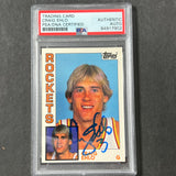 1983-84 Topps #49 Craig Ehlo Signed Card AUTO PSA Slabbed Hawks