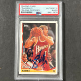 1992-93 Topps #352 Craig Ehlo Signed Card AUTO PSA Slabbed Hawks