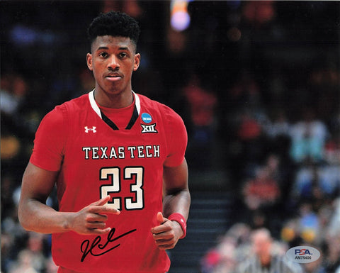 Jarrett Culver signed 8x10 photo PSA Texas Tech Autographed