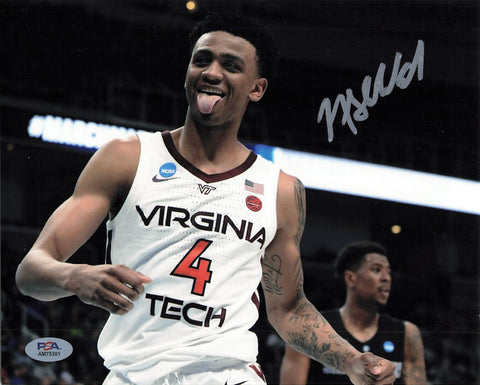 Nickeil Alexander-Walker signed 8x10 photo PSA/DNA Autographed Virginia Tech