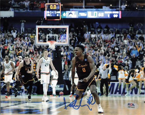 Donte Ingram signed 8x10 photo PSA/DNA Loyola Autographed