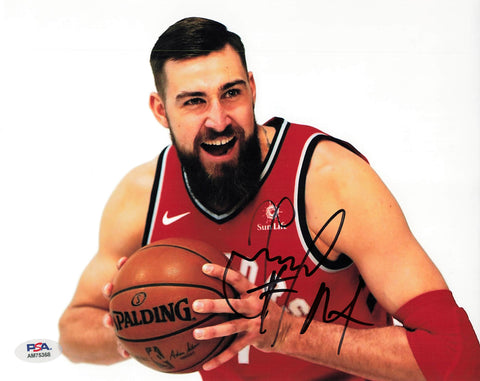 Jonas Valanciunas signed 8x10 photo PSA/DNA Toronto Raptors Autographed